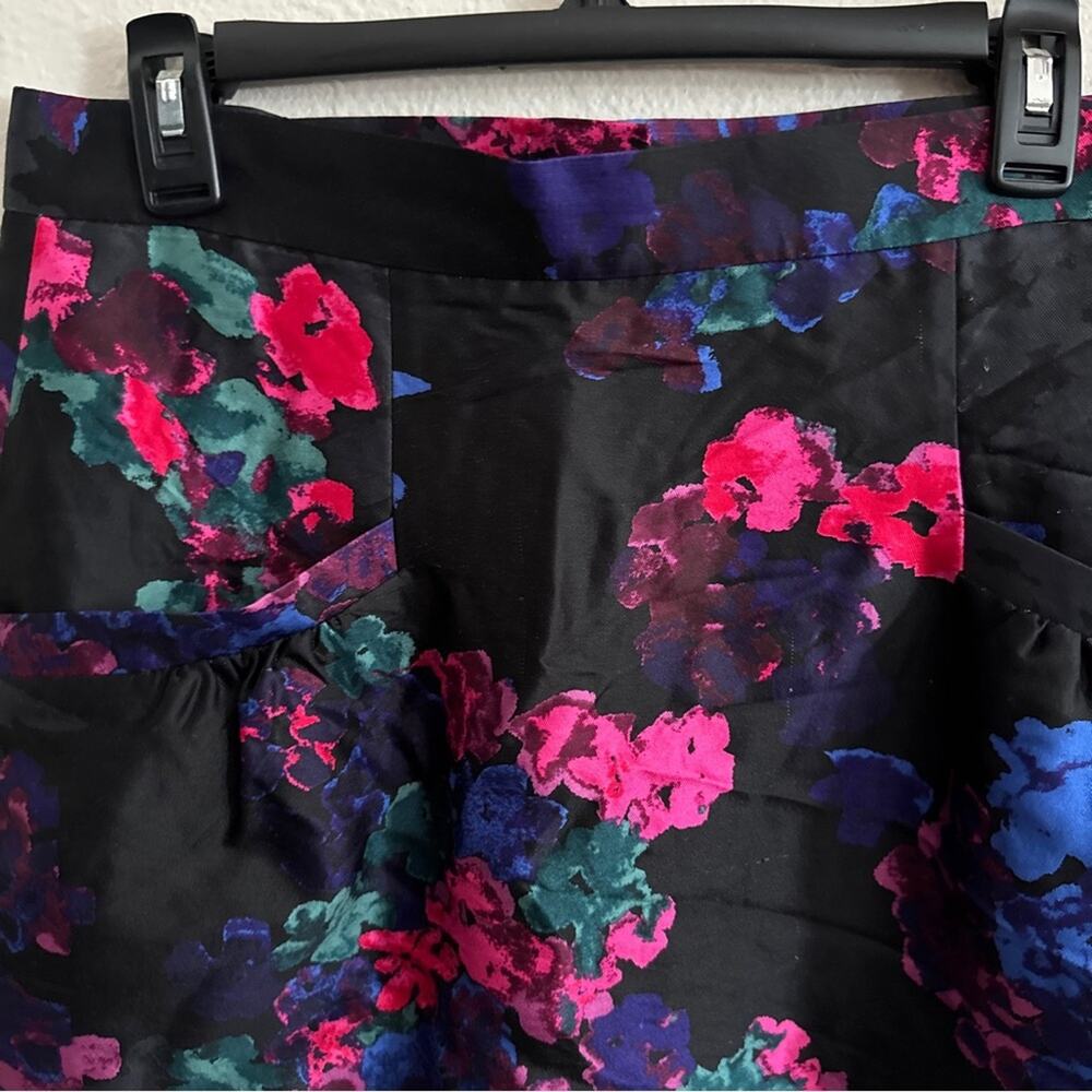 Tibi Floral Silk Mini Skirt 8 - Picture 5 of 7